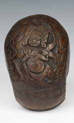 Kapala or Ceremonial Skull Cap from Nepal