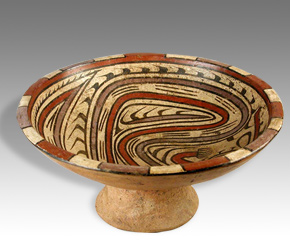 Cocle culture frutero or pedestal bowl