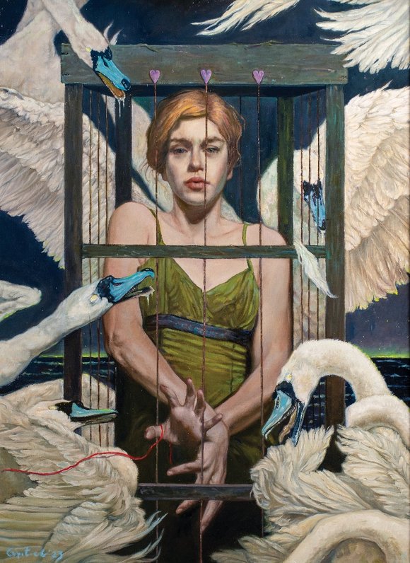 Gail Potocki painting titled Interior