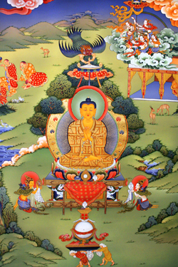 Buddha Room Panel 10: Attainment of Buddhahood