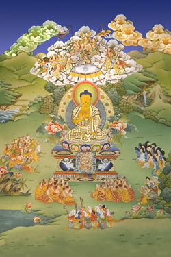 Buddha Room Panel 11: Promulgating the Teachings