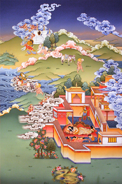 Buddha Room Panel 6: Renunciation