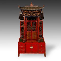Altar with 6 Drawer Bottom Cabinet; Hunan Province, China; PRIMITIVE I.D. #F0401-044