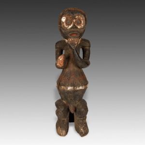 Male Tadep or Ancestor Spirit Figures from the Mambila People in Cameroon, West Africa; PRIMITIVE I.D. #A1300-166