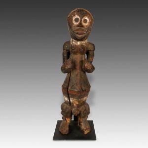 Female Tadep or Ancestor Spirit Figures from the Mambila People in Cameroon, West Africa; PRIMITIVE I.D. #A1300-074