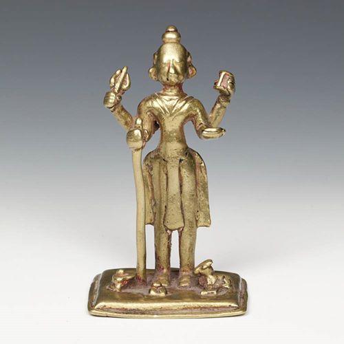 Folk pilgrimage statue of Shiva; 18th C. or earlier