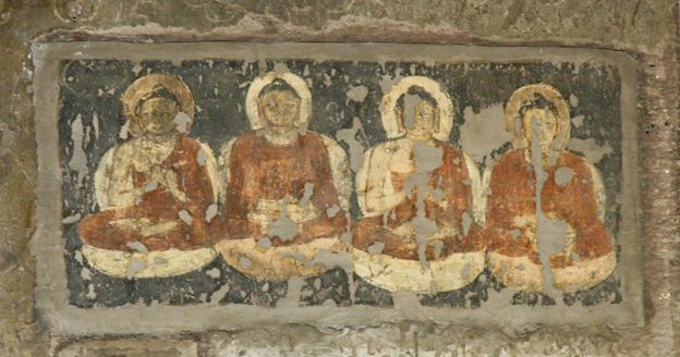 Buddhist painting from the Ajanta caves