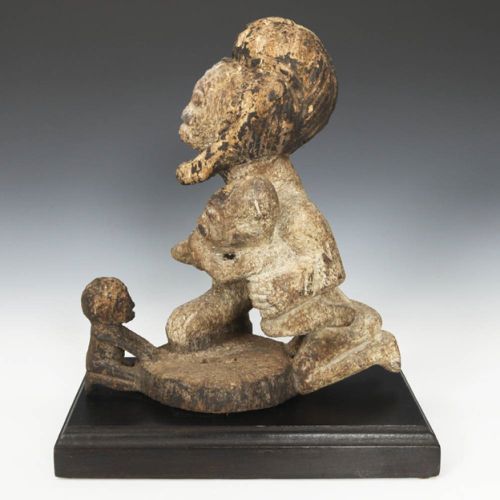 Finial in the Form of a Maternity Figure; I.D. #A1500-378