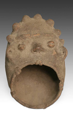 Anthropomorphic Vessel from the Chamba people of Nigeria, West Africa