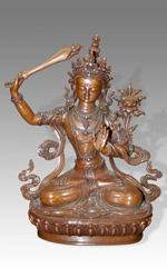 Seated figure of Manjusri