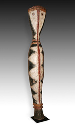 Bansonyi or serpent headdress standing over 8 ft. tall