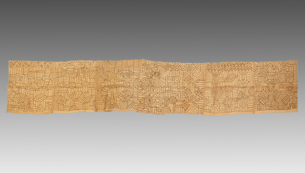 Example of Kuba cloth tcaka dance skirt