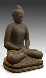 Seated figure of the Buddha, or Gautama Buddha