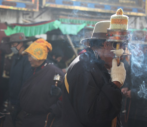 It was in the remote villages of Tibet that Samuel Kaif really learned about the customs of Tibetans and their religion – Buddhism