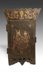 Portable shrine with Citipati motif