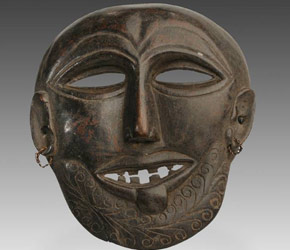 Spirit mask from the Madhesi people of Southwest Nepal