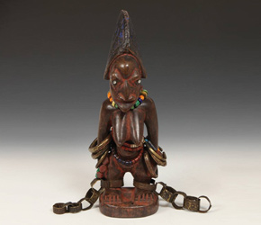 Female Ibeji Twin Figure from the Yoruba people of Nigeria, West Africa