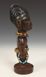 Male Ibeji Twin Figure from the Yoruba people of Nigeria, West Africa