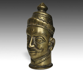 18th C. mukha or face lingam cover