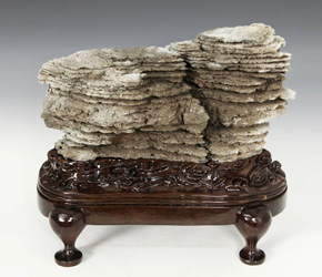 Yingde stone Gongshi or scholar's rock
