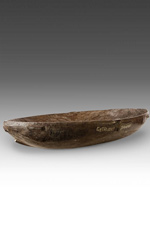 Carved wood bowl from the Tami Islands, Papua New Guinea