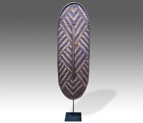 Based shield by the Ngandu people