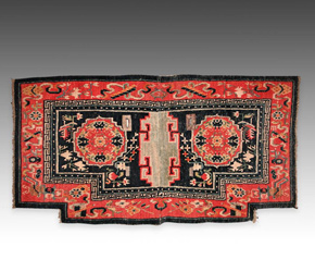 Tibetan male saddle rug