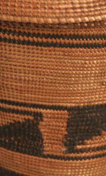 A small Agaseki or Ibeseke basket from the Tutsi people