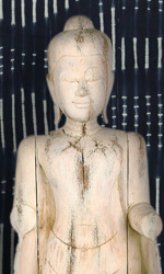 Wooden figure of Buddha from Thailand