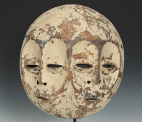 Modernists were influenced by primitive African art during the early 20th C., like this mask from the Lega people of Congo