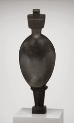 Spoon Woman, 1926. Bronze, 144 x 51 x 23 cm. Alberto Giacometti; Photo credit: Alberto Giacometti Foundation, Zurich