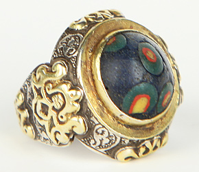 Ring with Buddha Eye Bead Ring with Buddha Eye Bead