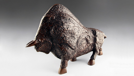 Part of a much larger collection of bronze sculpture available exclusively at PRIMITIVE