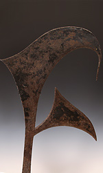 Although used as currency, Oshele appear as the sharp f-shaped throwing knives of the same name Although used as currency, Oshele appear as the sharp f-shaped throwing knives of the same name