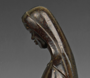 Carved figure of Madonna by the Tabwa people