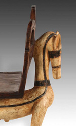 Depictions of the horse became associated with leadership and power among the Baga Depictions of the horse became associated with leadership and power among the Baga