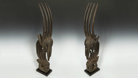 Part of a much larger collection of authentic African art available exclusively at PRIMITIVE 