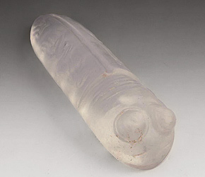 Chinese cicada, carved in crystal