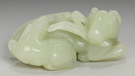Part of a much larger collection of Chinese jade objects available exclusively at PRIMITIVE 