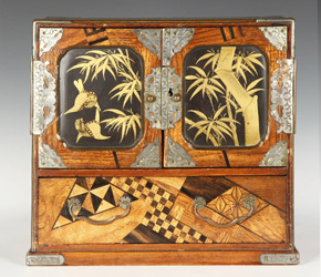 Japanese parquetry chest