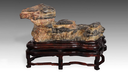 Part of a much larger collection of one-of-a-kind Chinese Gongshi and Scholar Rocks