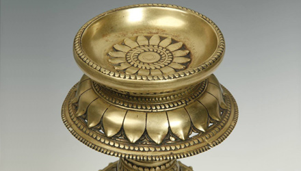 Part of a much larger collection of one-of-a-kind candlestands holders