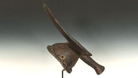 This bushcow mask is part of a much larger collection African art available exclusively at PRIMITIVE