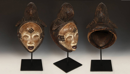 Part of a much larger collection of authentic tribal art and masks