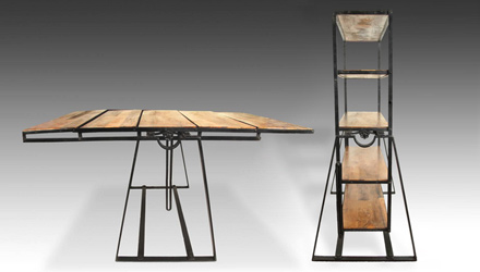 Part of a much larger collection of one-of-a-kind furnishings