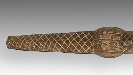 West African Crocodile-form Headdress