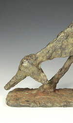 This Dog sculpture bares a striking resemblance to Le Chein by Alberto Giacometti