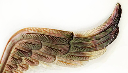 Earrings with Angel Motif from Bali, Indonesia