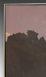 The 48 x 48 inch painting is a plein air masterpiece