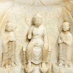 Buddhist Stele, Hei Bei Province China, 19th C, Marble 13